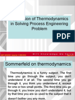 ECH4301-Wk5 Application of Thermodynamics in Process Engineering