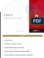 Unit V Design For Specially Abled (Revised)