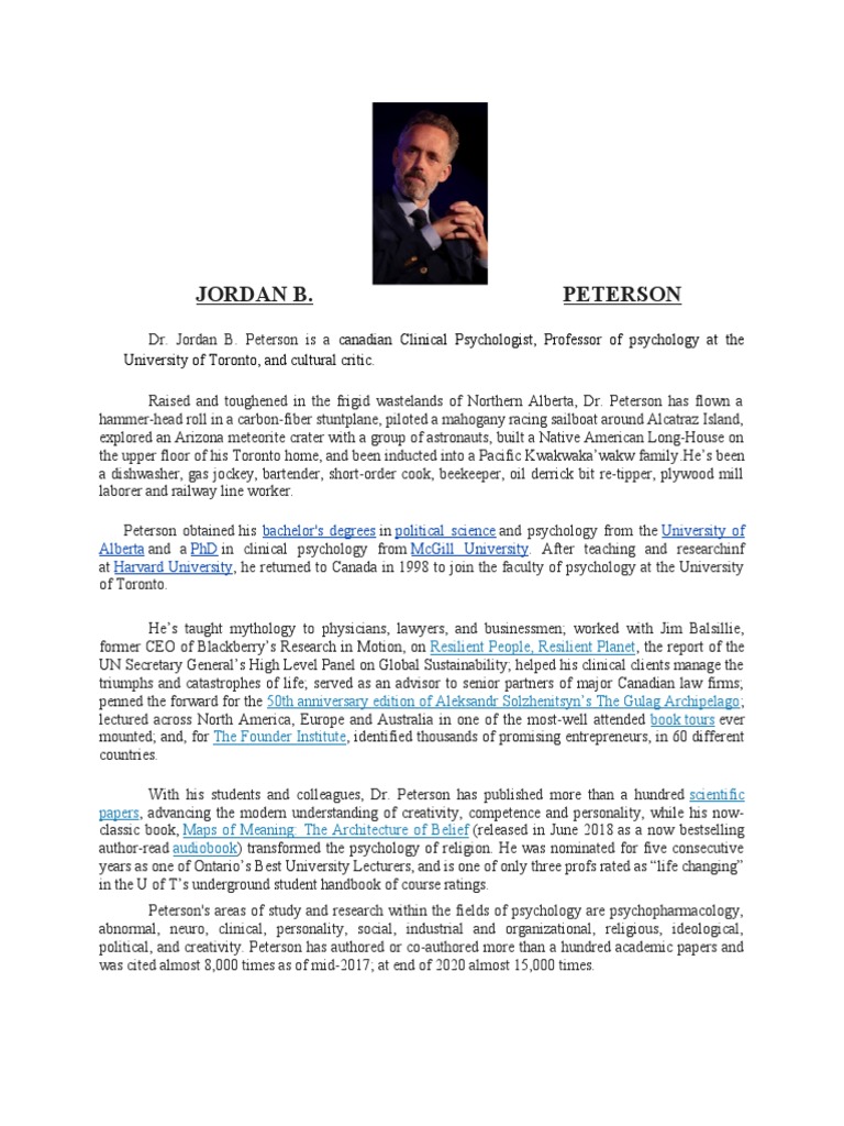Jordan Peterson PDF