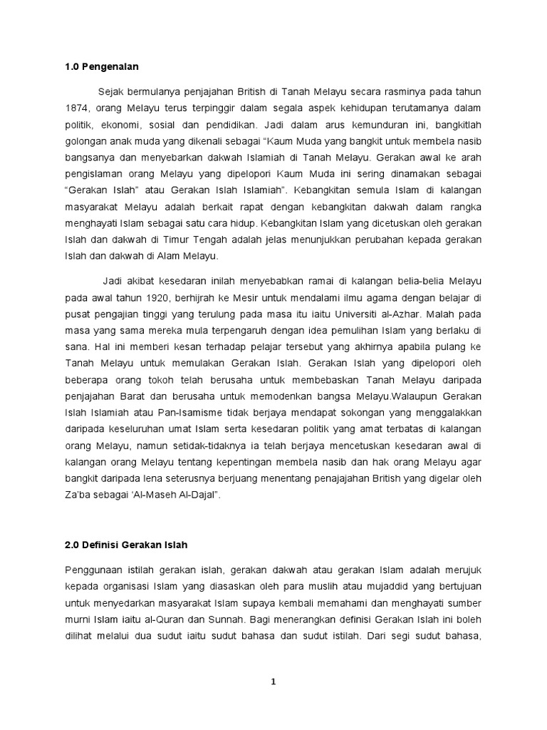 Gerakan Islah Pdf