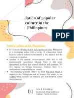 Evolution of Popular Culture in The Philippines