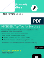 IGCSE ESL Review