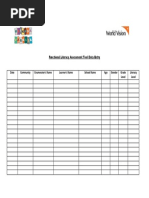 Functional Literacy Assessment Tool Data Entry