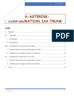 Chapitre 9 TP6 Asterisk - Configurattion IAX Trunk Entre Deux PBX