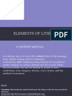 Elements of Literature