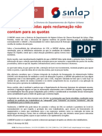 Comunicado - SINTAP - CMLisboa - Avaliacoes Obtidas Apos Reclamacao Nao Contam para As Quotas - 5 de Marco de 2021