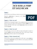 Exercice 2 TP Config Basique Du Service de Telephonie SIP Et IAX2 Sur OCAM