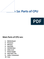 Lesson1 Parts of CPU