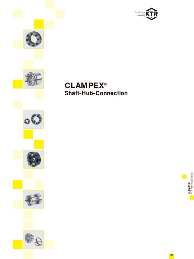 Clampex ShaftHubConnection PDF Screw Engineering Tolerance