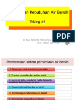 #4 Perhitungan Kebutuhan Air Bersih