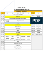 Learning Kidz (TH) : Time Table For Kindergarten Two (Yr 2020) Kindergarten Two (Group C)