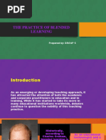 The Practice of Blended Learning: Prepared By: GROUP 5