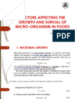 C3 - Factors Affecting The Growth and Survial of The Micro-Organism