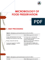 THE MICROBIOLOGY OF FOOD PRESERVATION TECHNIQUES