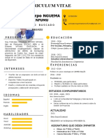 CV Profesor Policarpo Nguema