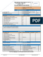 Construction worker PPE safety observation report