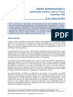 2018 Oct 10 Phe Actualizacion Epi Salmonella Serovar