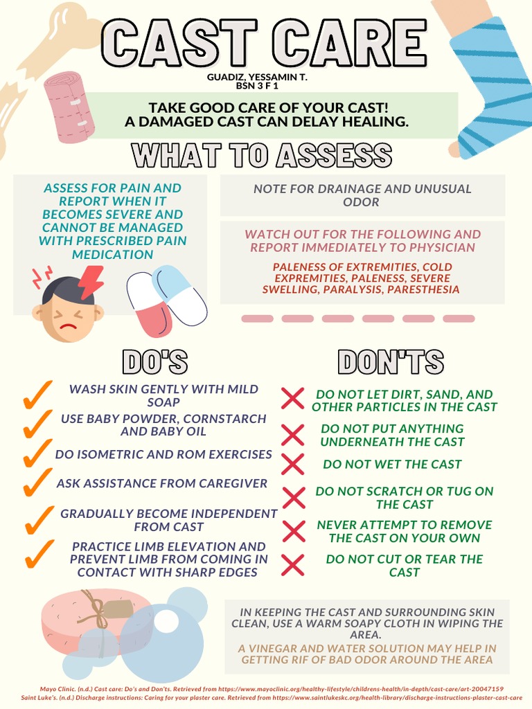 Essential Cast Care Guidelines | PDF | Medical Specialties | Clinical ...