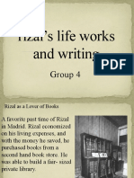 Rizal's Life Works and Writing: Group 4