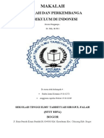 Makalah Sejarah dan Perkembangan Kurikulum di Indonesia