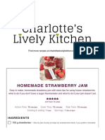 Homemade Strawberry Jam - Charlotte's Lively Kitchen
