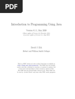 Intro To Programming Using Java