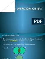 Sets Operations Intersection