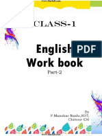 1st STD EnglishTLM Work Book Parts