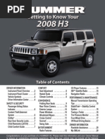 2008 Hummer H3 Getknow | PDF | Manual Transmission | Off Roading
