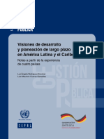 Visiones de Desarrollo y Planeacion de L