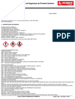 FISPQ tinta acrílica solvente