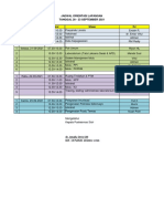 Jadwal Orientasi Lapangan 2021