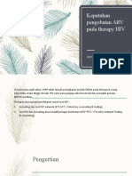 Kepatuhan Pengobatan ARV Pada Therapy HIV TUGAS RENDI SMSTER4