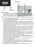 Sketchup Activity 1 Shortcuts To Remember