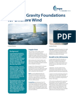 Concrete Gravity Foundations For Offshore Wind: Background