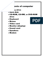 Components of Computer