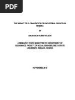 Download The Impact of Globalization on Industrial Growth in Nigeria by Wilson Rume SN52707701 doc pdf