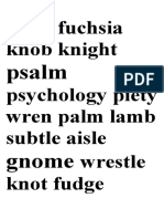 Balm Fuchsia Knob Knight Psychology Piety Wren Palm Lamb Subtle Aisle Wrestle Knot Fudge