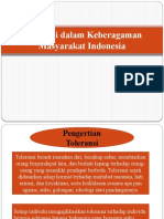 Toleransi dalam Keberagaman