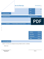 Planilha Ordem de Servico Contaazul r