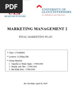 Marketing Plan Report - Samsung Galaxy S10