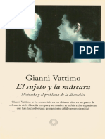 Gianni Vattimo - El sujeto y la máscara