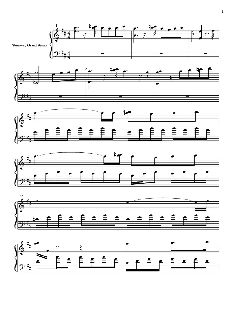 Eda's Requiem Piano Sheet | PDF