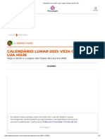 Calendário Lunar 2021 - Veja o Signo Da Fases Da Lua Hoje