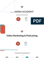 Dyandra Academy - 3 - Video Marketing - Podcasting