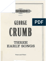 Crumb-Three Early Songs
