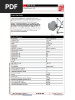 Compactline Antenna, Dual Polarized, 6 FT 7.125 - 8.5 GHZ: Technical Data Sheet Sbx6-W71Ab