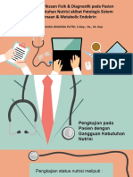 Prosedur Pemeriksaan Fisik & Diagnostik Pada Pasien Gangguan Kebutuhan Nutrisi Akibat Patologis Sistem Pencernaan & Metabolic Endokrin