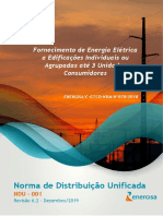 NDU 001 - Fornecimento de Energia Elétrica Em Tensão Secundária a Consumo
