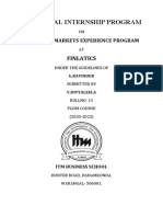 Industrial Internship Program: Finlatics